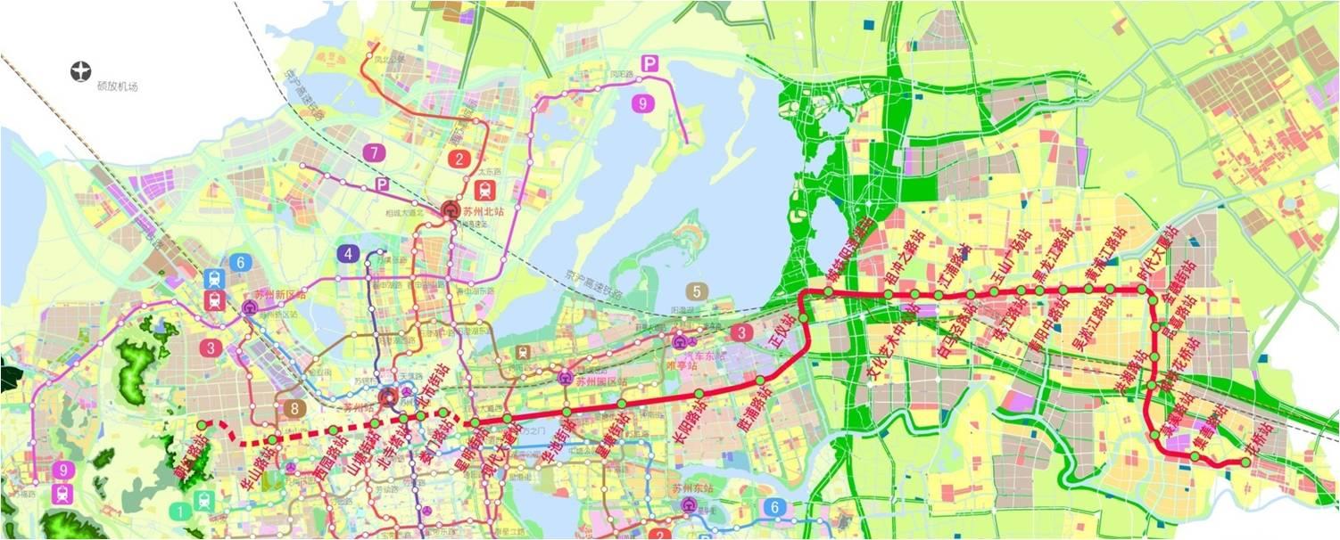 昆山未来地铁规划图-第1张-交通-答答问