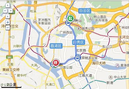 广州站到沙面公园怎么坐地铁-第1张-交通-答答问
