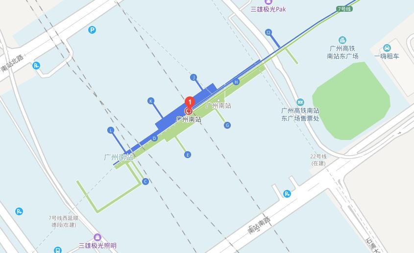 广州南站高铁换乘地铁2号线如何走-第1张-交通-答答问