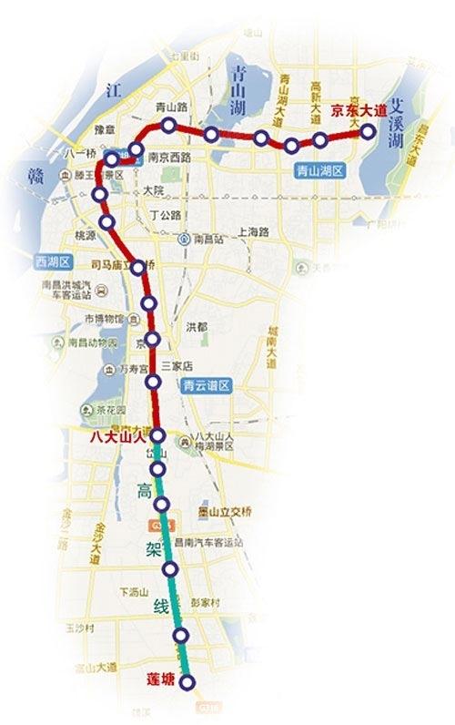 南昌轨道交通的线路简介-第1张-交通-答答问