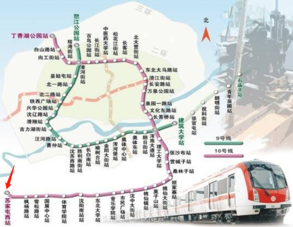 沈阳地铁什么时候通到苏家屯，几号线，通到哪-第1张-交通-答答问