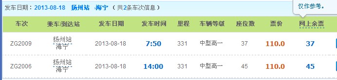 从扬州到海宁早上有几点的车-第1张-旅游-答答问