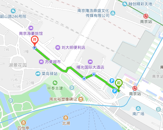 在南京站下了地铁从哪个出口出来步行至公交76路南京站西站点-第1张-交通-答答问
