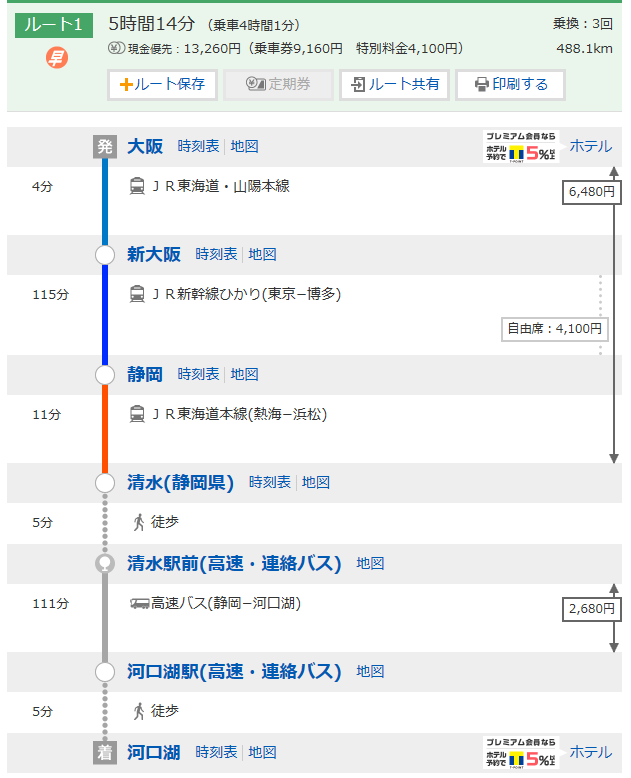 大阪到河口湖怎么走-第1张-交通-答答问