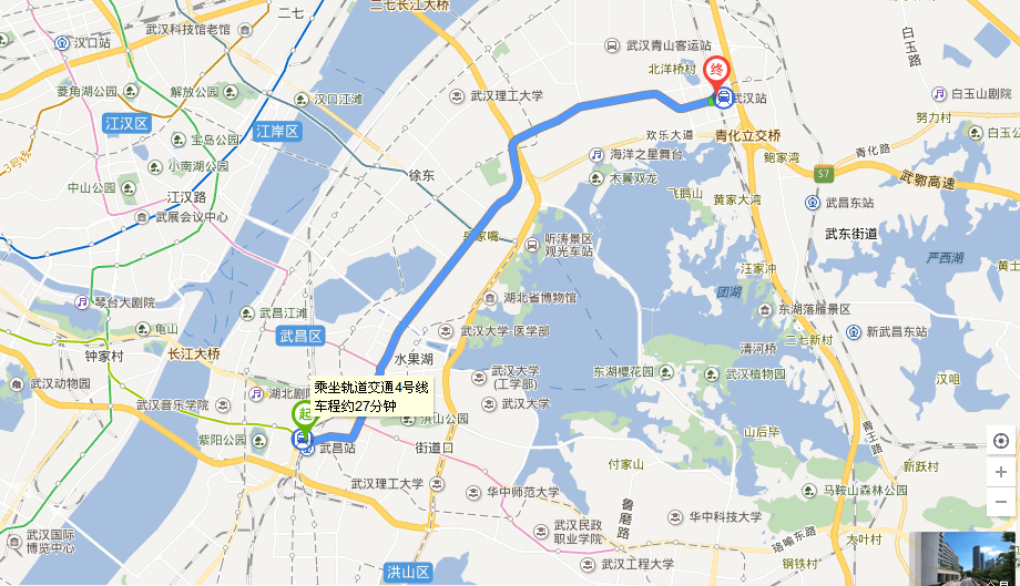 武昌火车站到武汉火车站，乘坐地铁怎么走。-第1张-交通-答答问