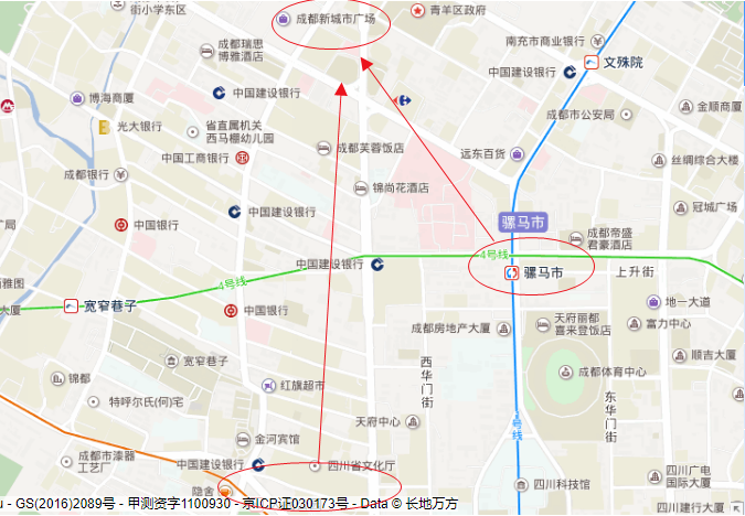 成都市新城市广场离哪个地铁站名最近-第1张-交通-答答问