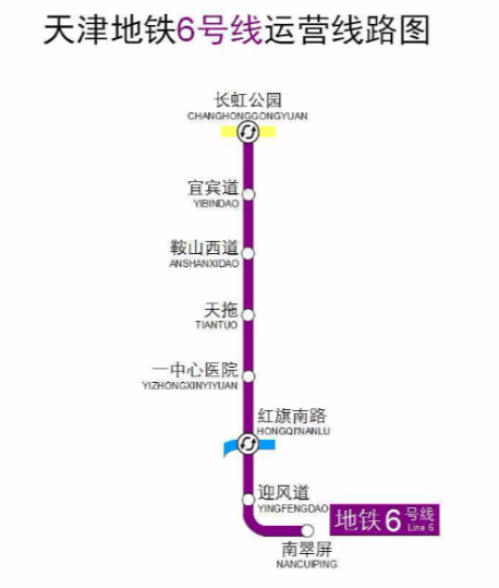 天津地铁6号线都有哪些站-第1张-交通-答答问