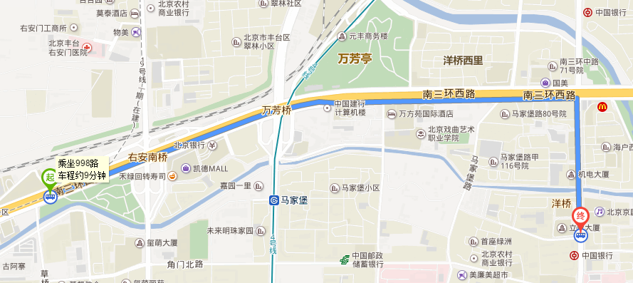 草桥到马家堡东口怎么走-第1张-交通-答答问