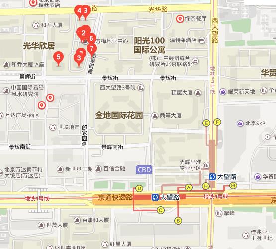 东方梅地亚中心 大望路地铁哪个出口-第1张-交通-答答问