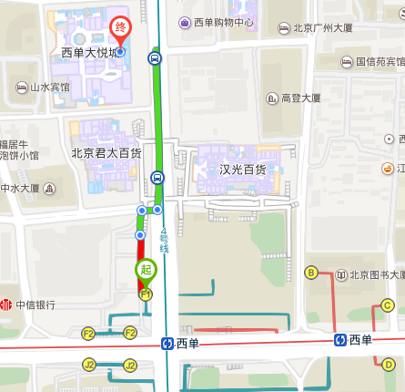 坐地铁1号线去西单大悦城从哪个出口出去-第1张-交通-答答问