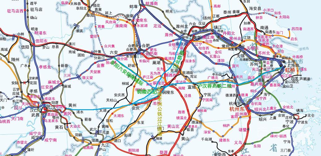 沪汉蓉铁路的二线：沪汉蓉高速铁路-第1张-交通-答答问