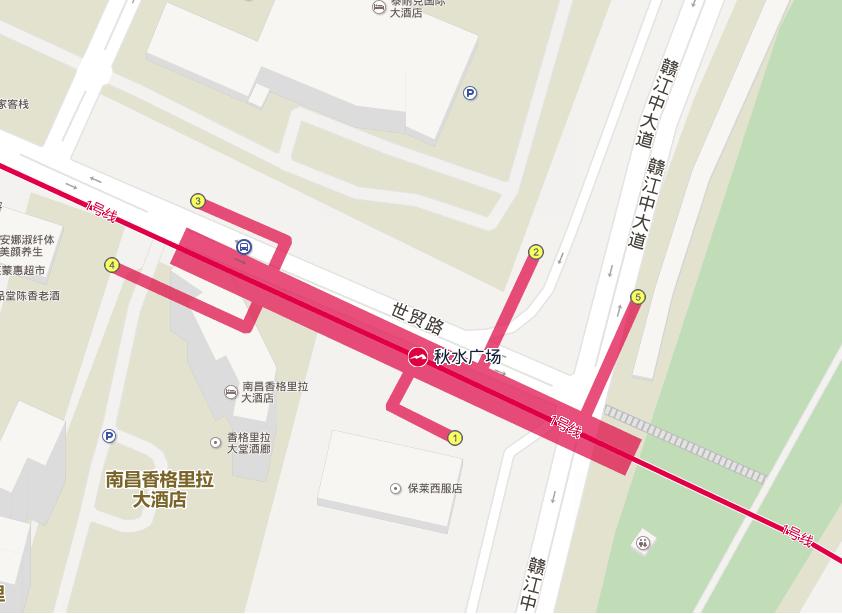 南昌地铁一号线秋水广场终点站在第几个出口-第1张-交通-答答问