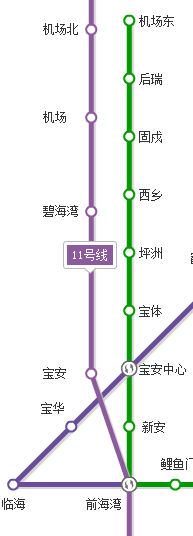 深圳前海湾地铁站转几路线到松岗-第1张-交通-答答问