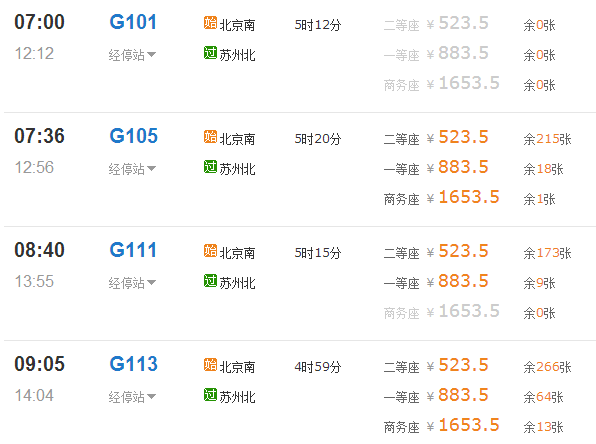 北京到苏州高铁需要多少时间啊-第1张-交通-答答问