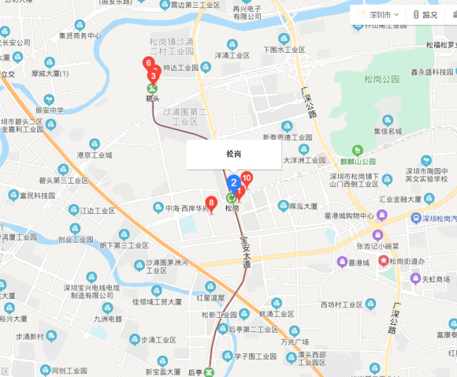 深圳11号线松岗站在哪里松岗地铁站在哪 里-第1张-交通-答答问