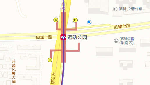 西安地铁2号线到凤城10路那站下车放便-第1张-交通-答答问