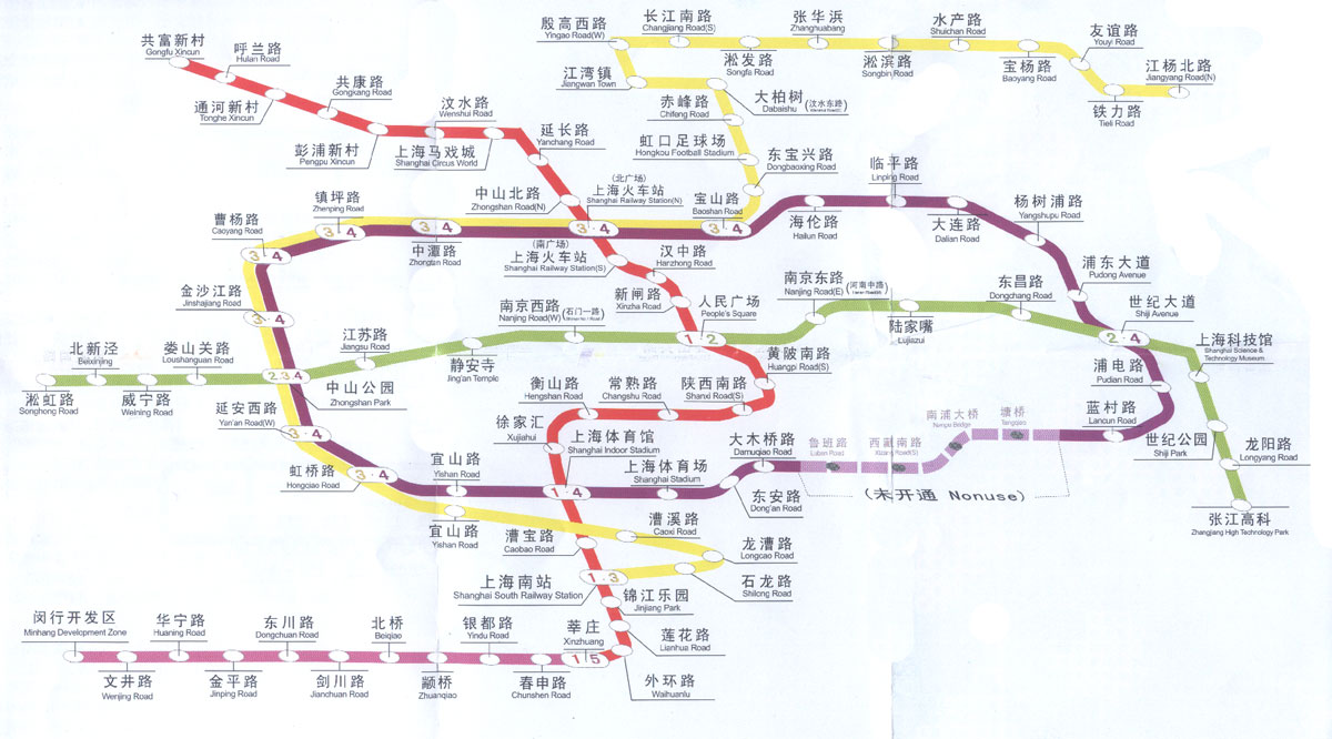 上海地铁几号线可以转2号10号线-第1张-交通-答答问