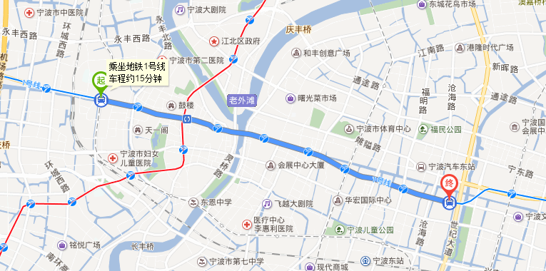 宁波地铁一号线大卿桥到世纪大道要多久时间-第1张-交通-答答问