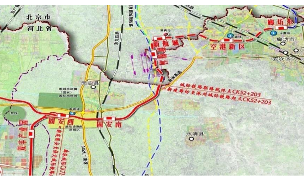 北京城市副中心将通过廊涿城际直达雄安新区了吗-第1张-交通-答答问