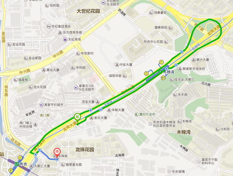 地址:深圳市布吉地铁站a出口对面佳兆业大都汇可域酒店b座(车导航龙珠花园)-第1张-交通-答答问