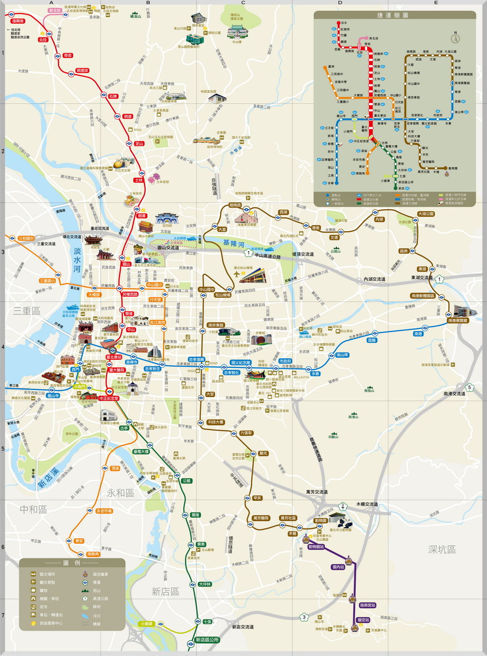 急求！！台北市地铁路线矢量图-第1张-交通-答答问