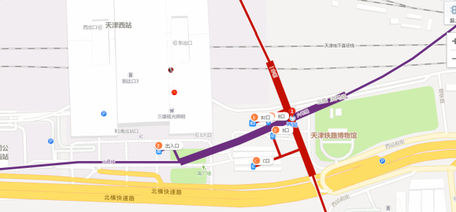 天津地铁6号线西站 坐高铁从哪个口进站近-第1张-交通-答答问
