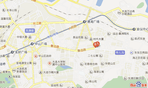 大连地铁2号线经过二七广场吗-第1张-交通-答答问