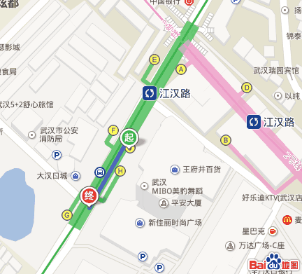 江汉路地铁6号线哪个出口到佳丽广场-第1张-交通-答答问