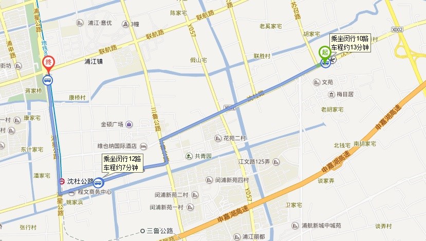 从召稼楼坐公交去8号线联航路地铁站-第1张-交通-答答问