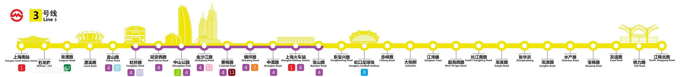 地铁S三号线线路图-第1张-交通-答答问