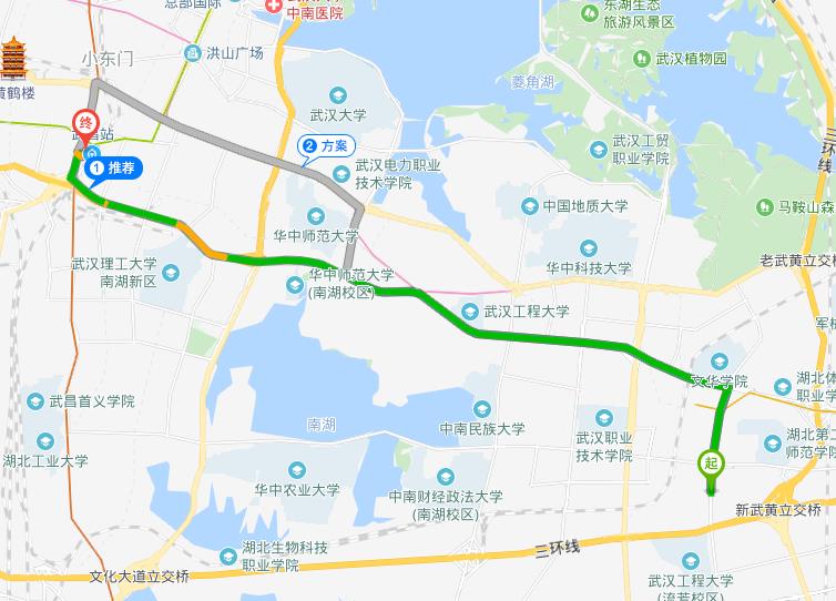 黄龙山北路这里到武昌火车站打的士多少钱-第1张-交通-答答问