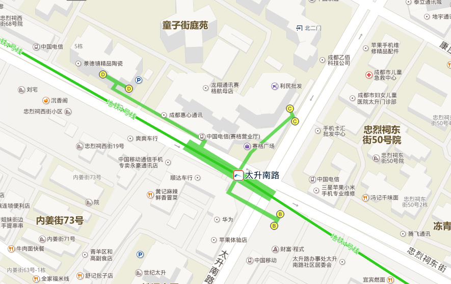 赛格广场从成都地铁四号线哪个出口出来-第1张-交通-答答问