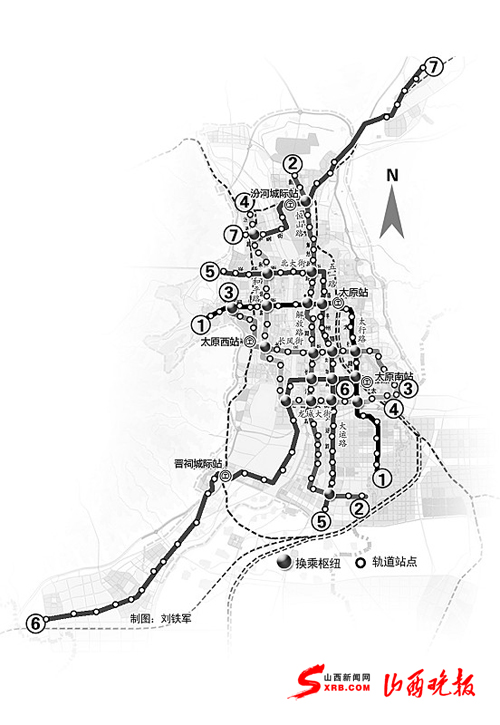 太原轨道交通的轨道线路-第1张-交通-答答问