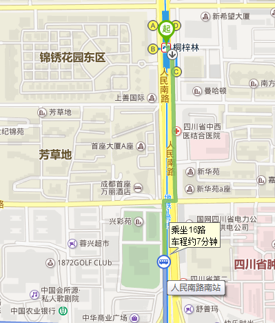 成都桐梓林中路地铁口到苏宁广场做几路公交车-第1张-交通-答答问