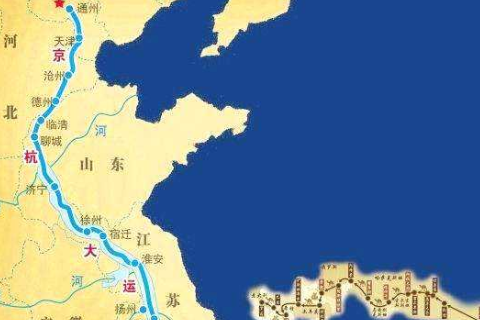 京杭大运河的流向，具体的-第1张-交通-答答问
