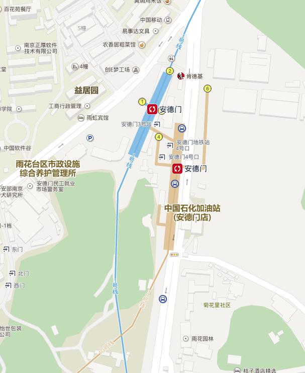 南京地铁1号线怎样换乘到10号线-第1张-交通-答答问