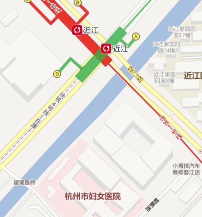 从湘湖地铁到近江站D出口是杭州市妇保哪个医院-第1张-交通-答答问