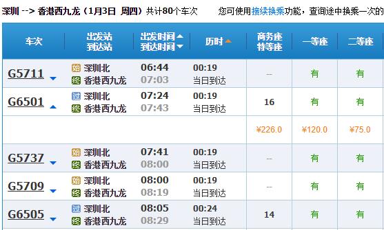 深圳高铁到香港-第1张-交通-答答问