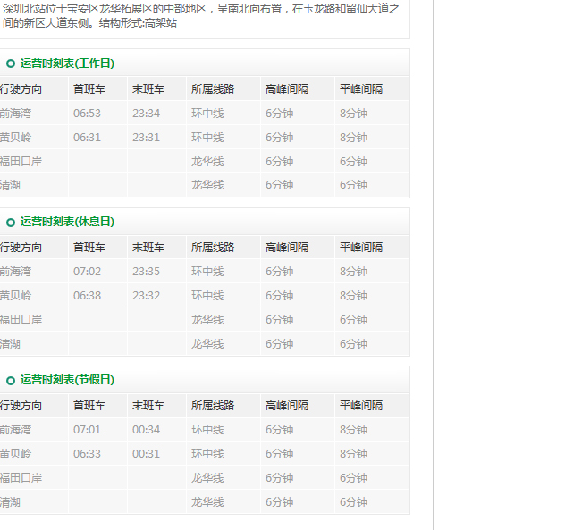深圳北站地铁几点尾班车-第1张-交通-答答问