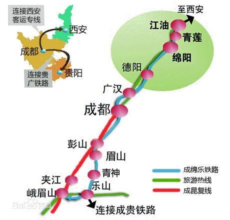 成绵乐高铁线路图-第1张-交通-答答问