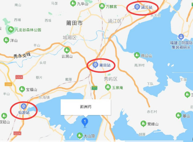 福建莆田有几个动车站离湄洲湾哪个动车站最最近-第1张-交通-答答问