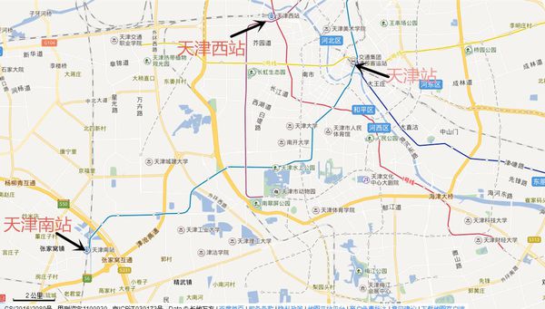 天津站，天津南，天津西，这些火车站分别在哪。。。。。。-第1张-交通-答答问