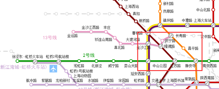 上海地铁2号线怎么换乘13号线-第1张-交通-答答问