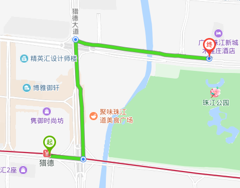 地铁5号线猎德站那个出口到广州金穗路711号近一点-第1张-交通-答答问