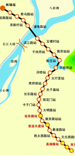 南京地铁17号线的经过站点-第1张-交通-答答问