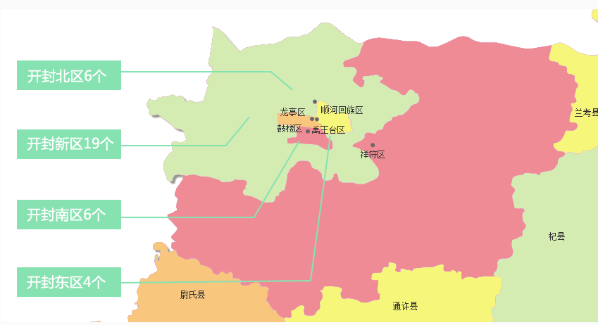 请问有没有开封市的政区划分图(市辖区）-第1张-交通-答答问