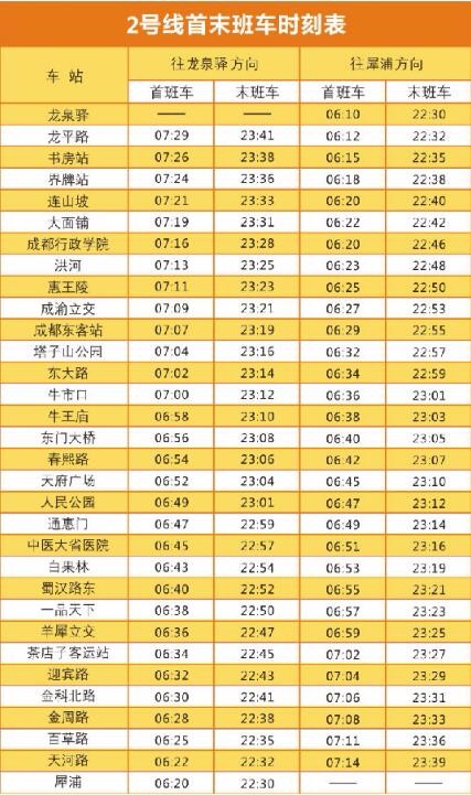 成都地铁2号线犀浦到成都东站要多久时间-第1张-交通-答答问