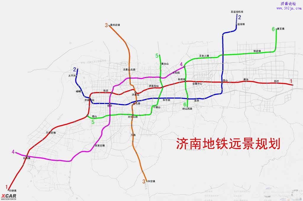 济南地铁线路图-第1张-交通-答答问