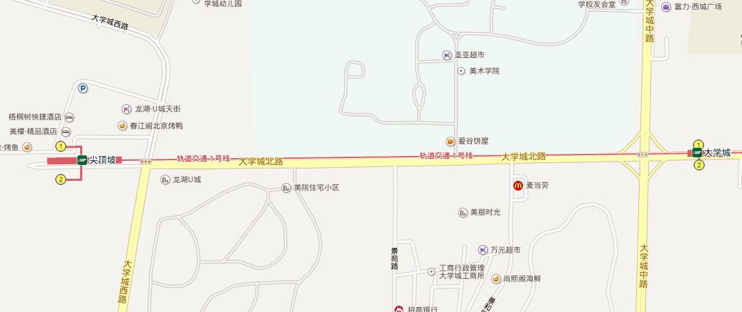 从重庆大学城怎么坐地铁去解放碑-第1张-交通-答答问