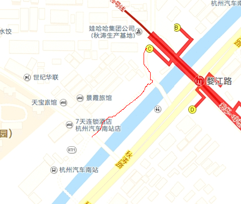 杭州南站客运站附近的地铁口叫什么-第1张-交通-答答问